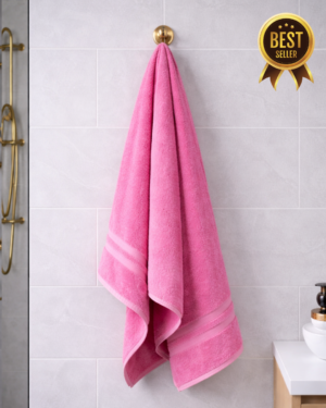 1pc Bath Towel Combo(Blue Bell Pink)