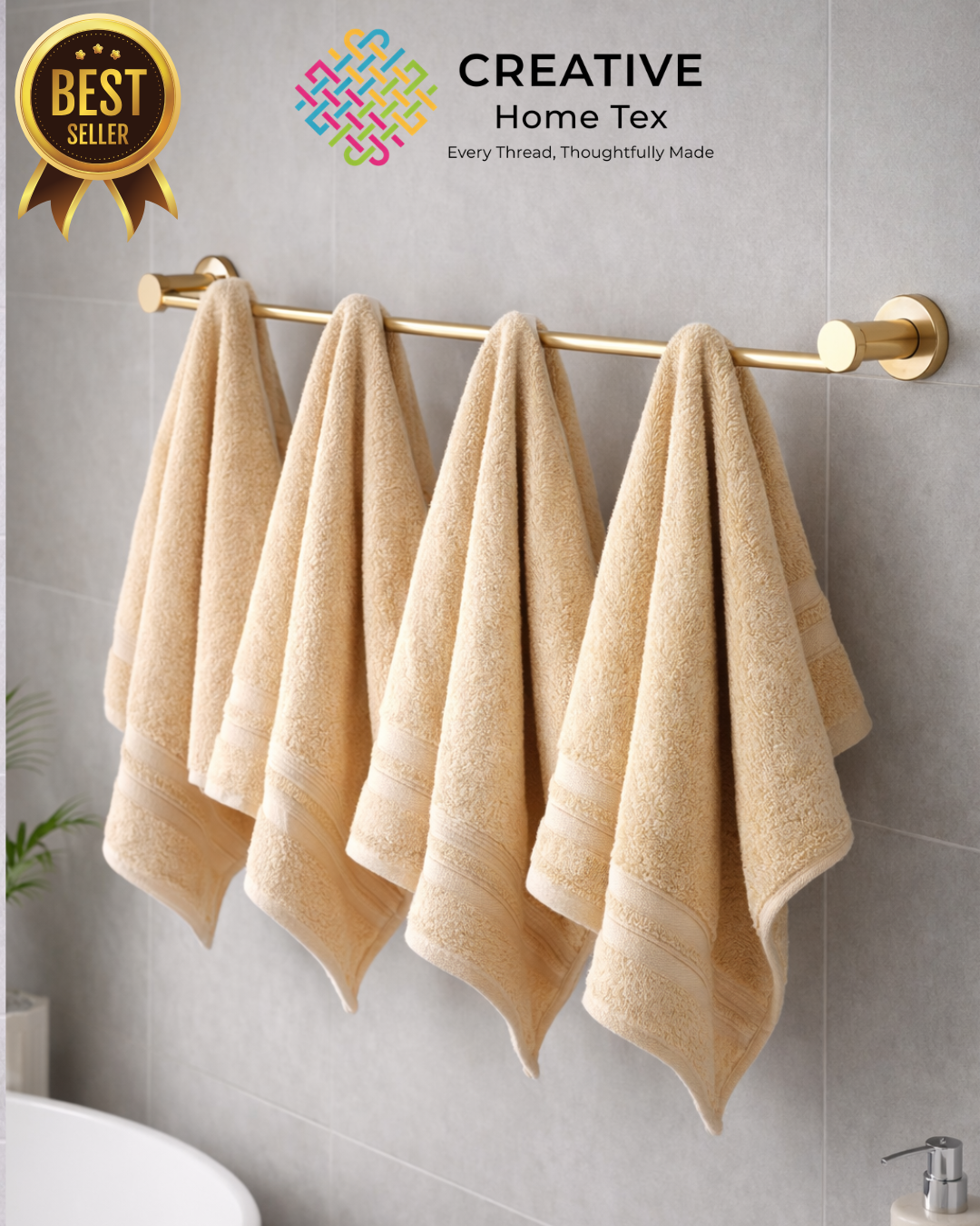 4pc-hand-towel-comboblue-bell-dark-beige