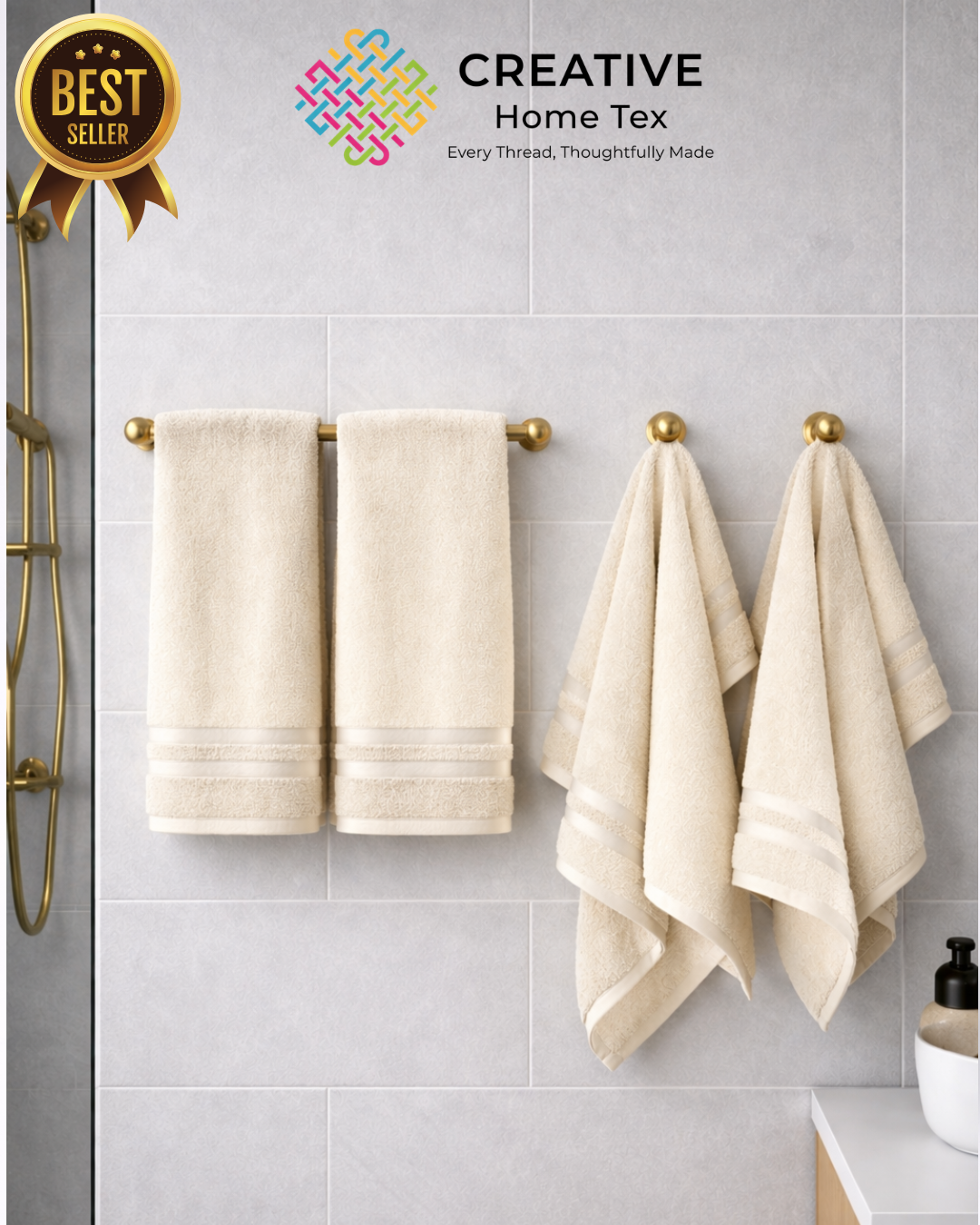 4pc-hand-towel-comboblue-bell-light-beige