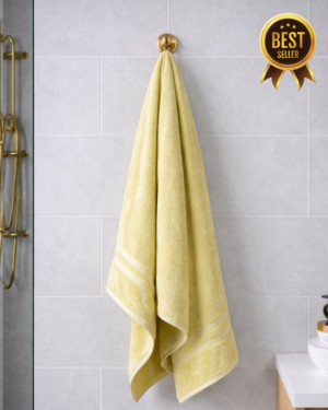1pc Bath Towel Combo(Blue Bell yellow)