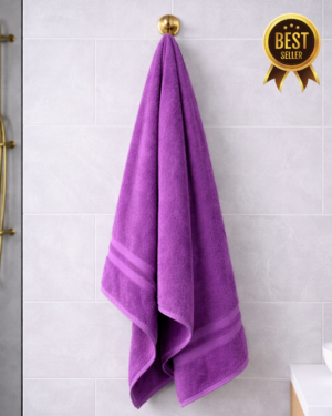 1pc Bath Towel Combo(Blue Bell Purple)