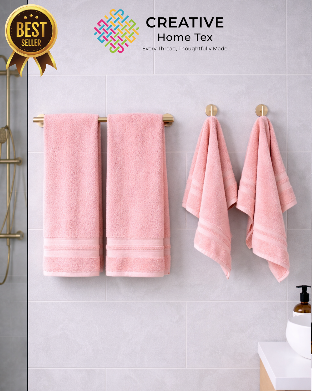 4pc-hand-towel-comboblue-bell-soft-pink