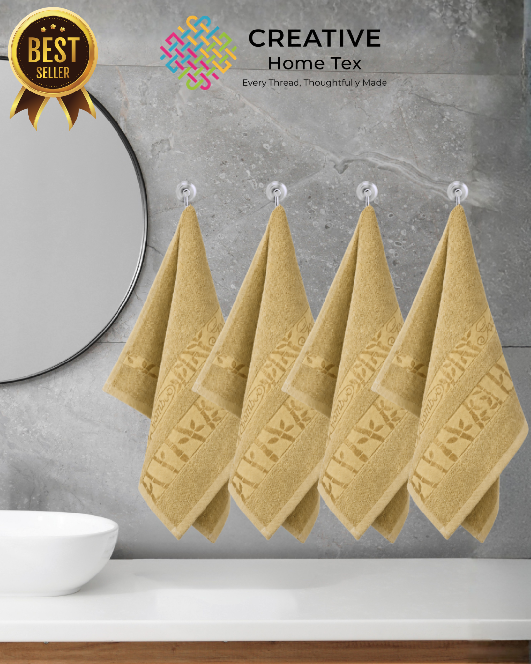 4pc-hand-towel-combo-bamboo-goldlightbeige