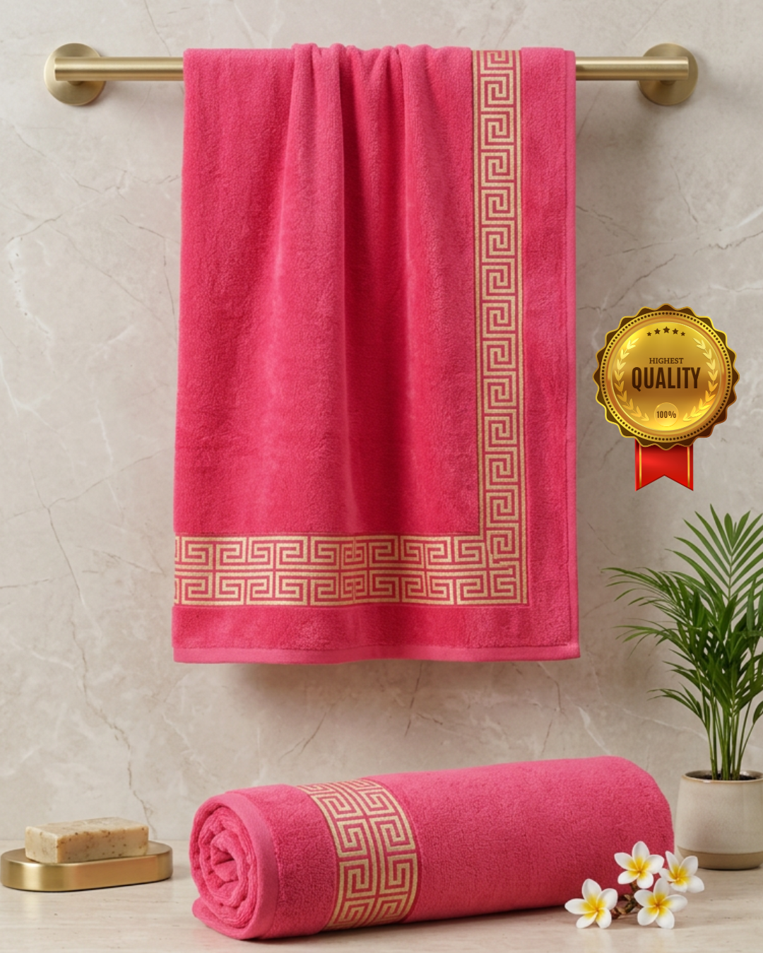 2pc-bath-towel-combo-golden-greek-pink