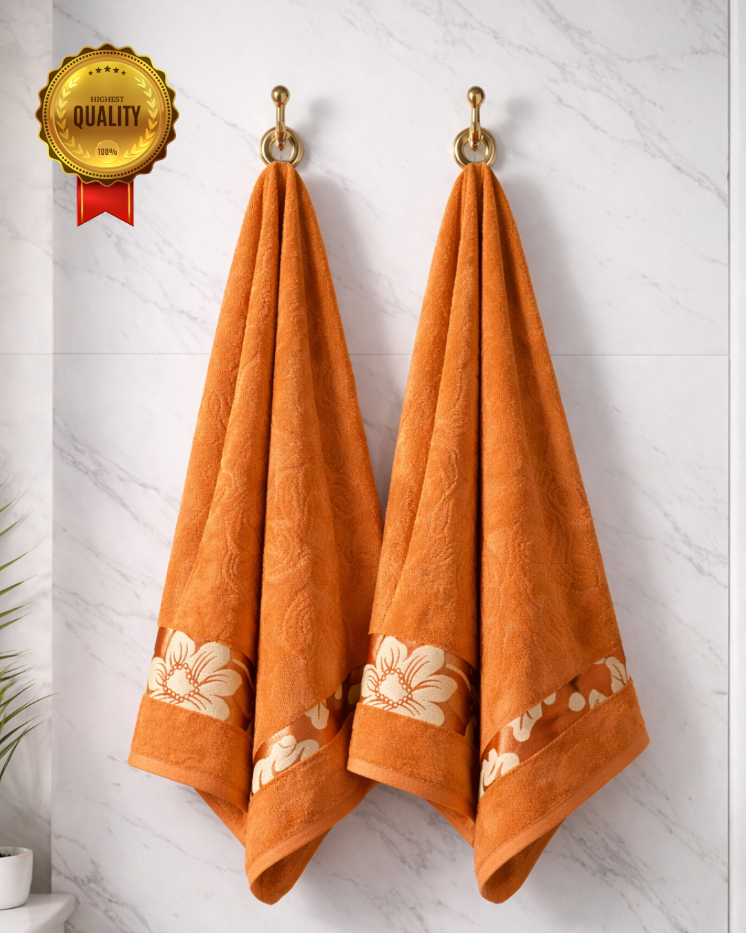 2-piece-bath-towel-combo-golden-petalsbrown