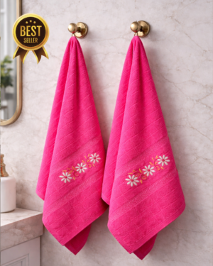 2pc Bath Towel Combo Dove Bath(Pink)
