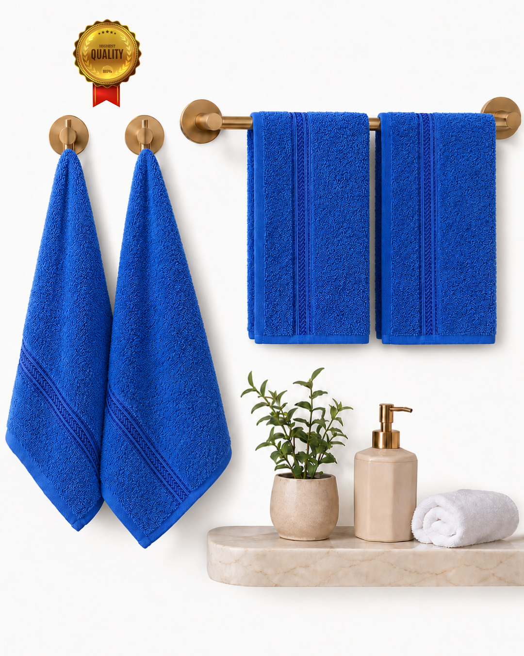 4-piece-hand-towel-combo-solid-imperialblue
