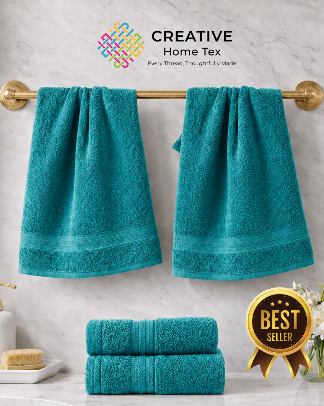 4pc-hand-towel-comboaqua-blue